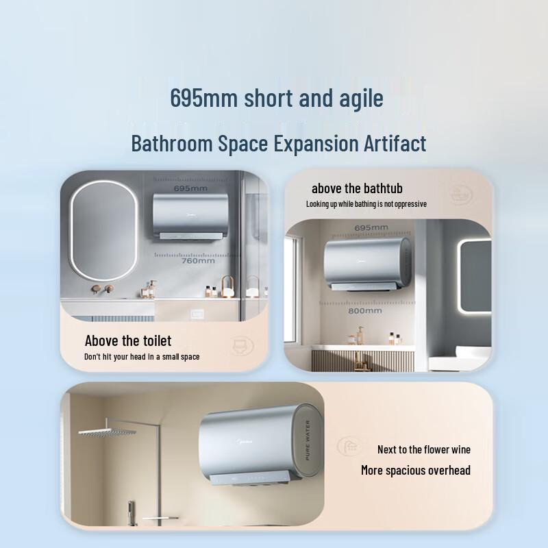 Midea Dudu Series Live Water Electric Water Heater CN plug (adapter included)