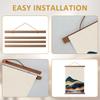 4 Peças Moldura Magnética DIY Molduras de Madeira para Pôsteres Molduras Penduradoras de Pôsteres Arte de Parede com Impressão em Tela Moldura Magnética Reciclável Decoração de Casa