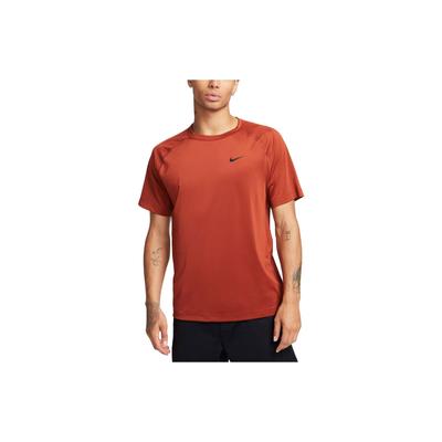 Dri-FIT Ready Solid Quick-Dry Training T-Shirt Men Tops Dark-Orange DV9816-832