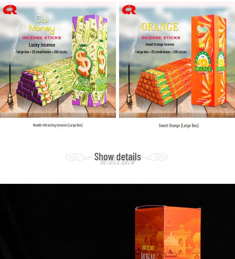 GR Indian Handmade Aromatherapy Incense - 43 Authentic Scents for Home Use