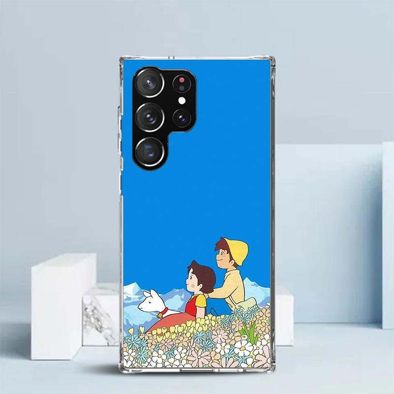 

Heidi Cute Cartoon Soft Cover for Samsung Galaxy S25 Edge S26 S24 S23 Ultra Phone Case S22 S21 Plus S20 FE Print Pattern Shell G Samsung S25 Plus