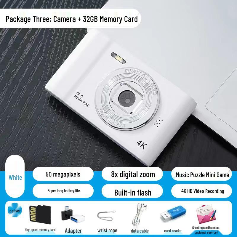 5000W Pixel HD Portable Digital Student Camera with CCD