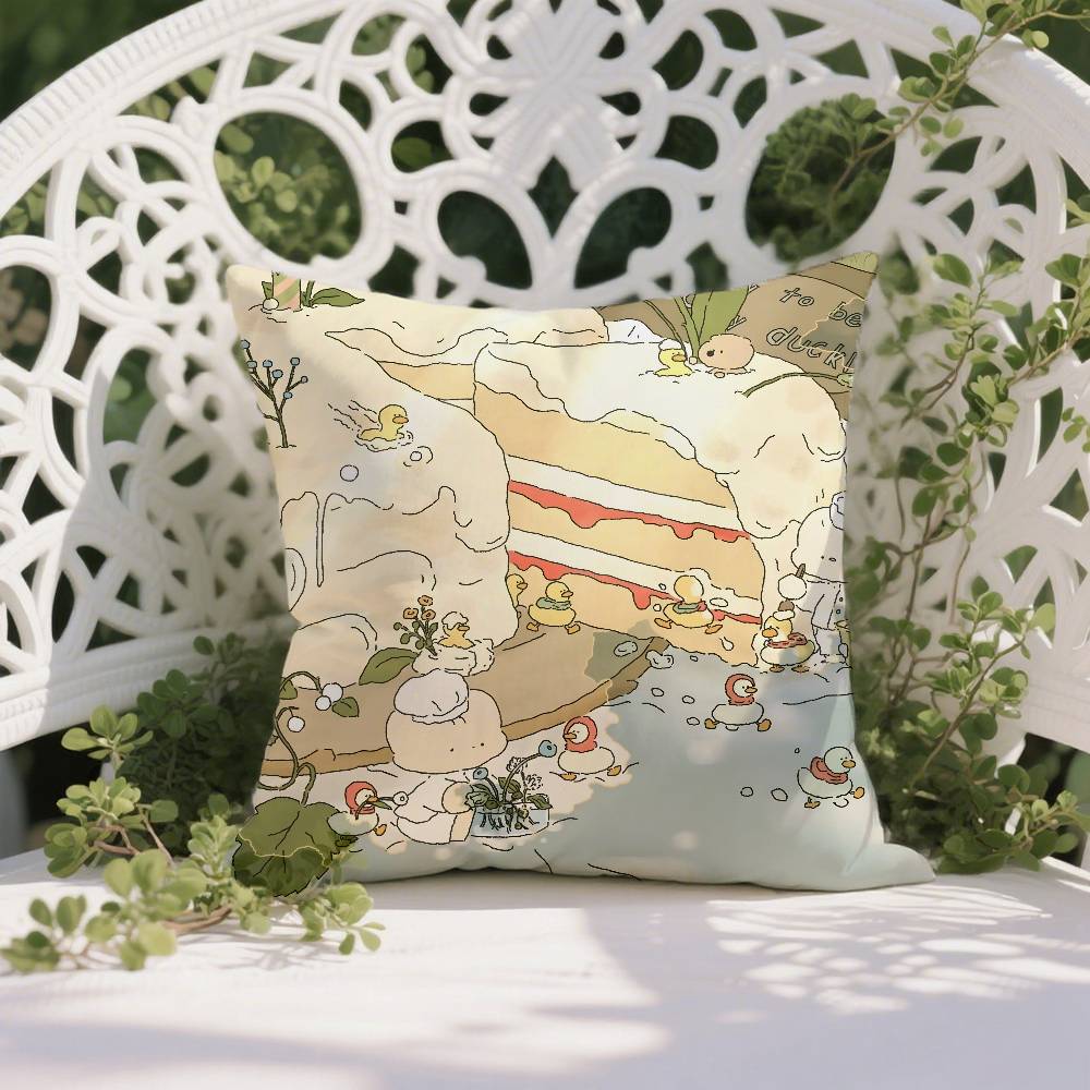 Adorable Nature Art Pillowcase, Elegant Style & Whimsical Design, Multi-Size Options, Perfect Gift for Kids & Home Lovers