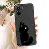 Silicone Case For Xiaomi Poco M7 4G Case Cute Cat Flowers Soft Slim Phone Cases For Xiaomi Poco M7 PocoM7 4G Cover Bumper