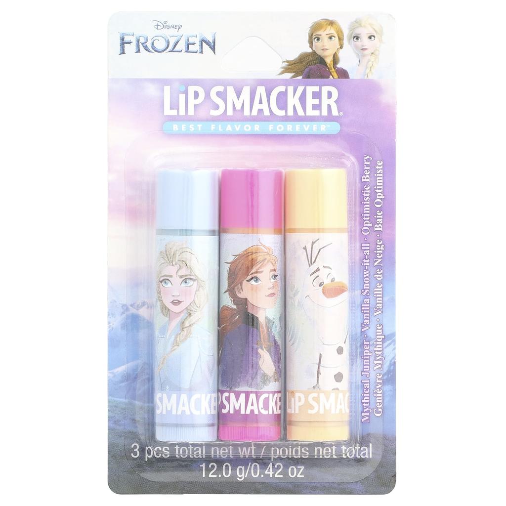 Disney Frozen II, Lip Balm, Trio Pack, 3 Pack, 4G (0.14Oz) Each