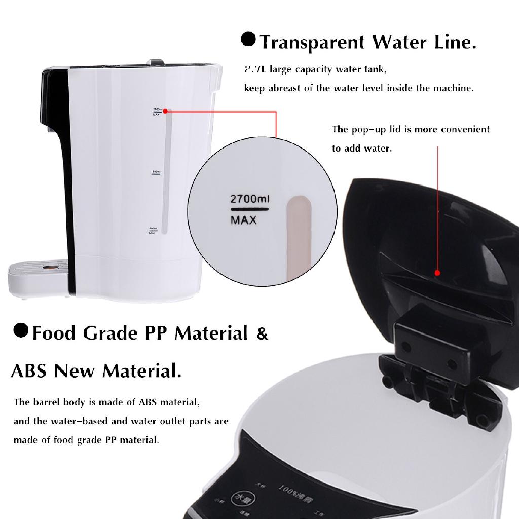 2.7L 2200W Instant Hot Electric Kettle Water Dispenser Boiler Machine Hotel Home