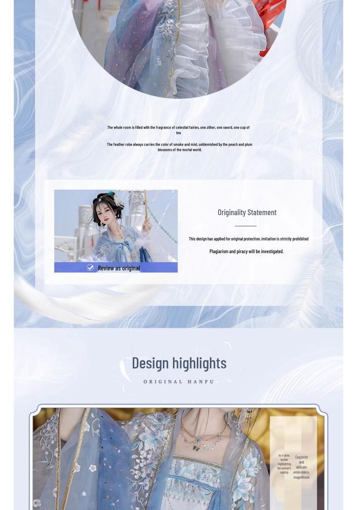 2026 Sommer Tang-Dynastie Qixiong Hanfu Damen Stickerei Großer Ärmel Umhang Set