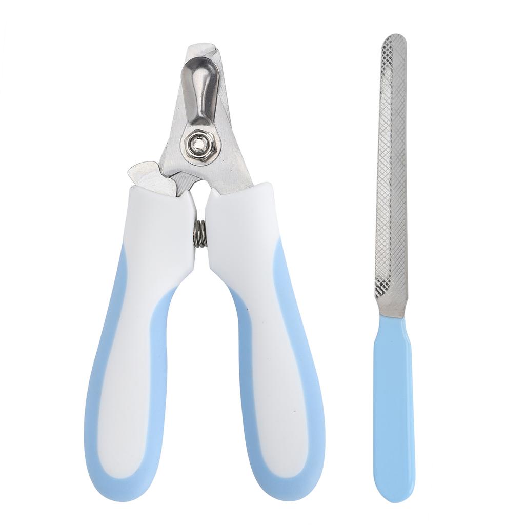 Pet Nail Clippers with File Set Stainless Steel Dog Nails Cutting Trimming Grooming ToolL with File