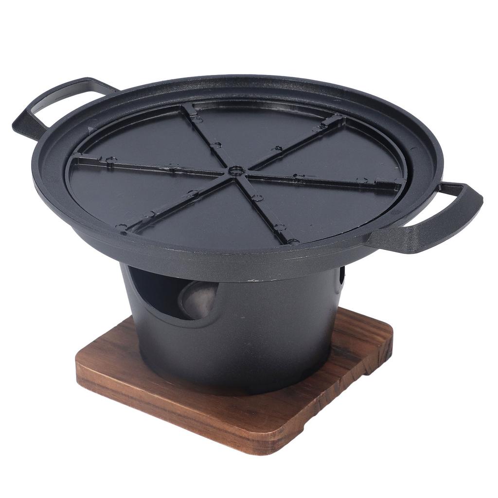 Bærbar bordgrill Støpt aluminium Liten grillovn for Camping Piknik Samling