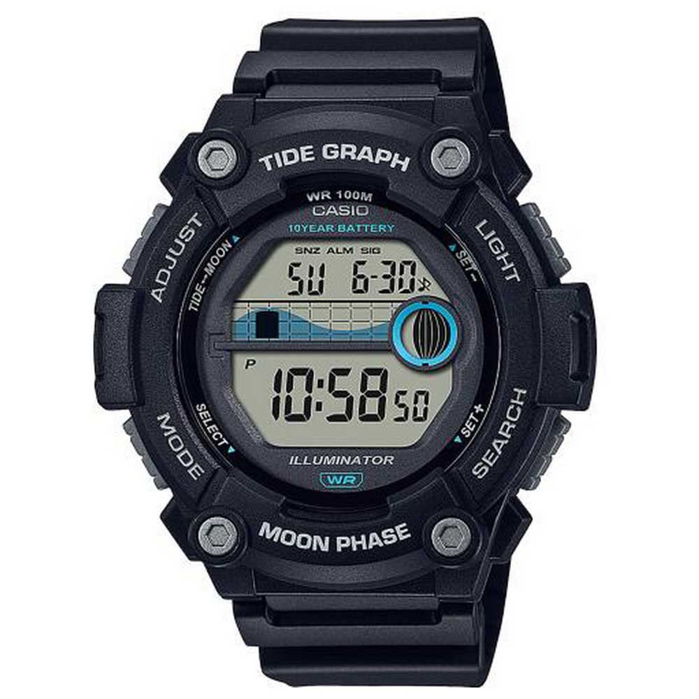 Casio Analog WS-1300H-1AVEF Watch Black White Stripe