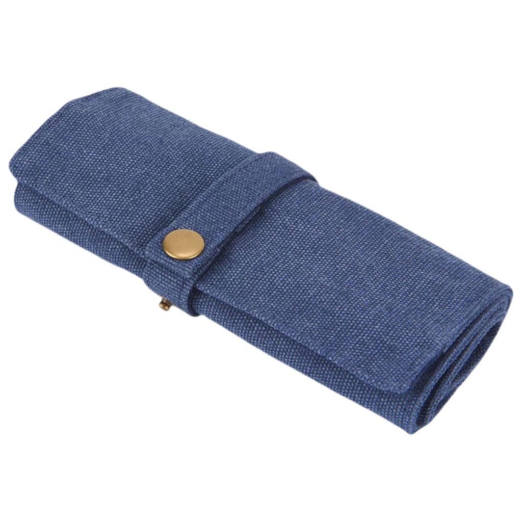Organizadores de Viagem de 10 Compartimentos para Pulseiras de Smartwatch Estojo de Armazenamento Robusto de Lona de Algodão Compatível com a Maioria dos Relógios Uso