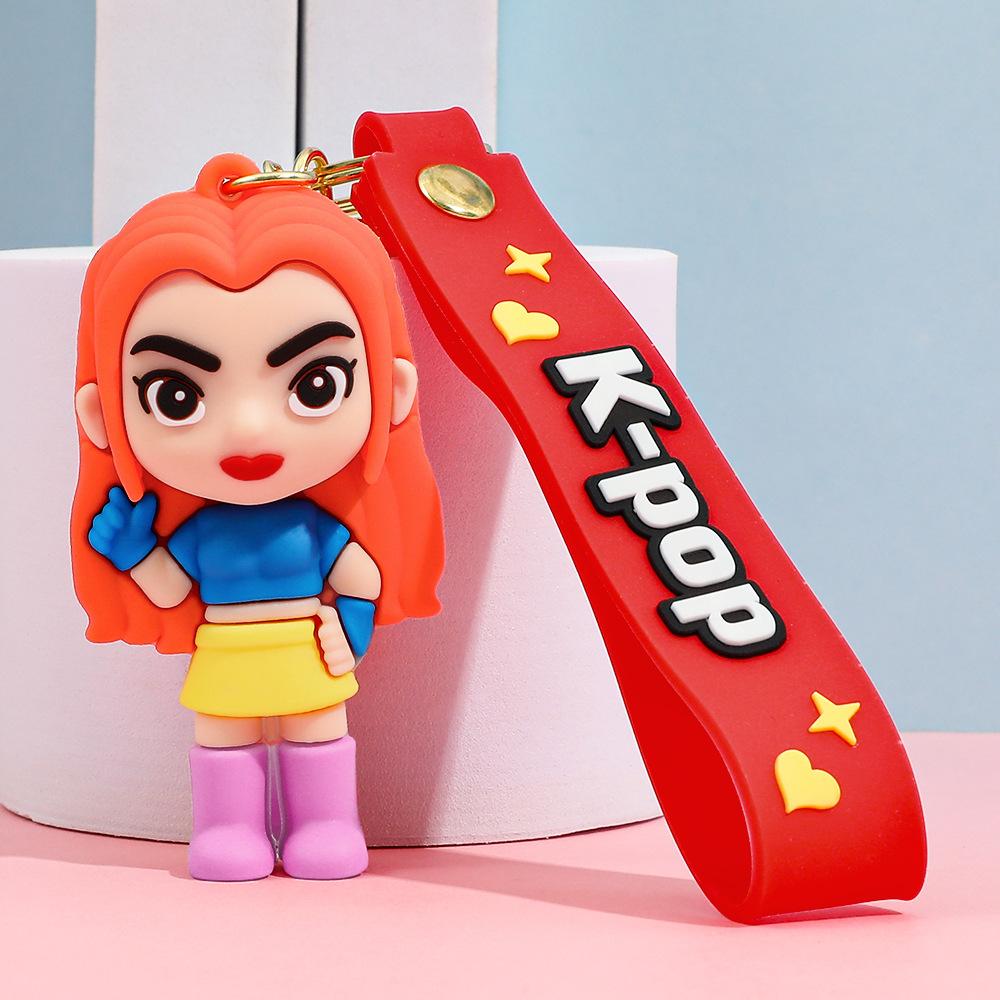 Keychain Anime Devil Hunter Pvc Schoolbag Pendant Keychain