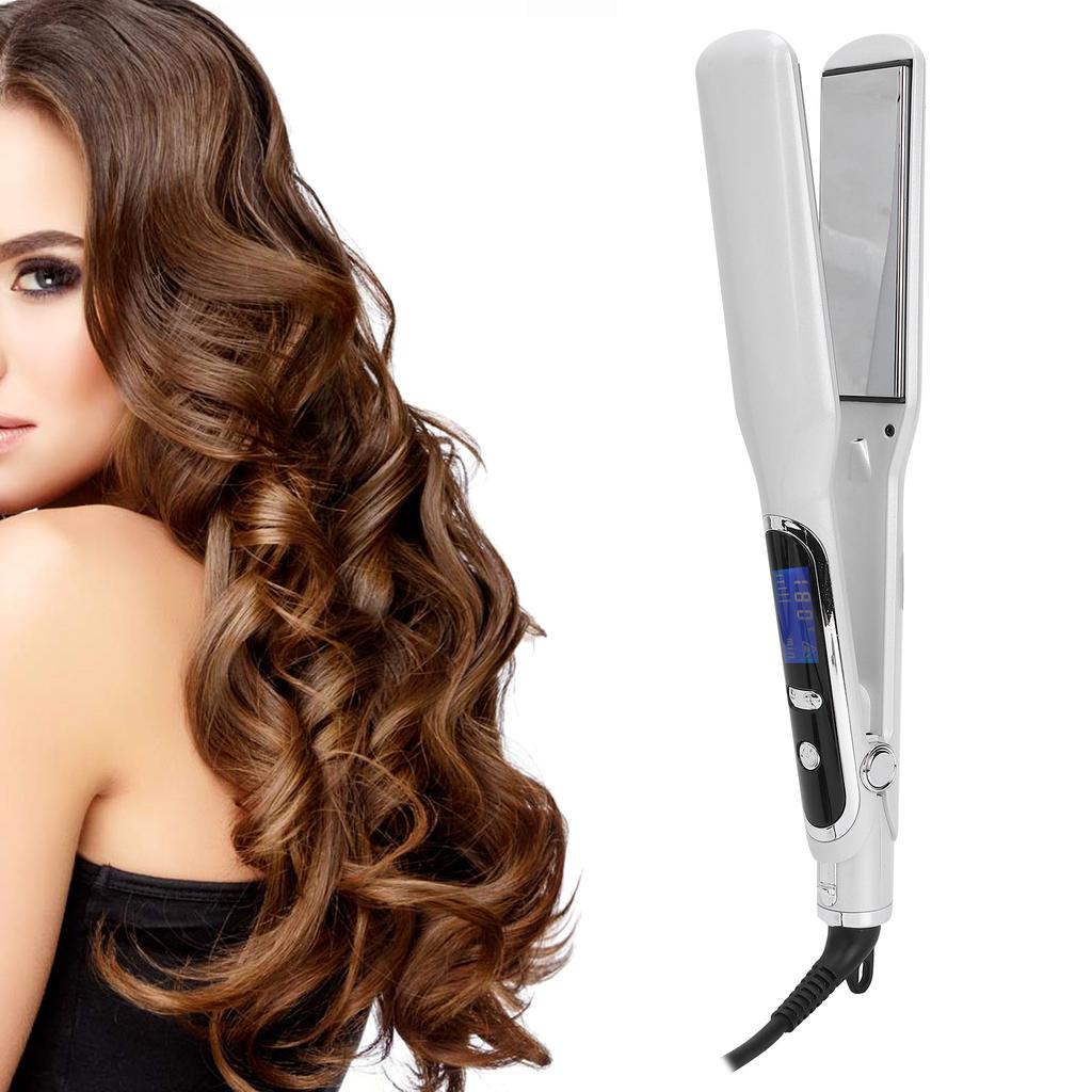 Hair Straightener Home Salon Dual Use Flat Iron Curler Straightening Iron