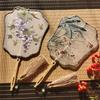 Classic Hanfu Round Fan: Embroidered Ancient Style Dance Accessory