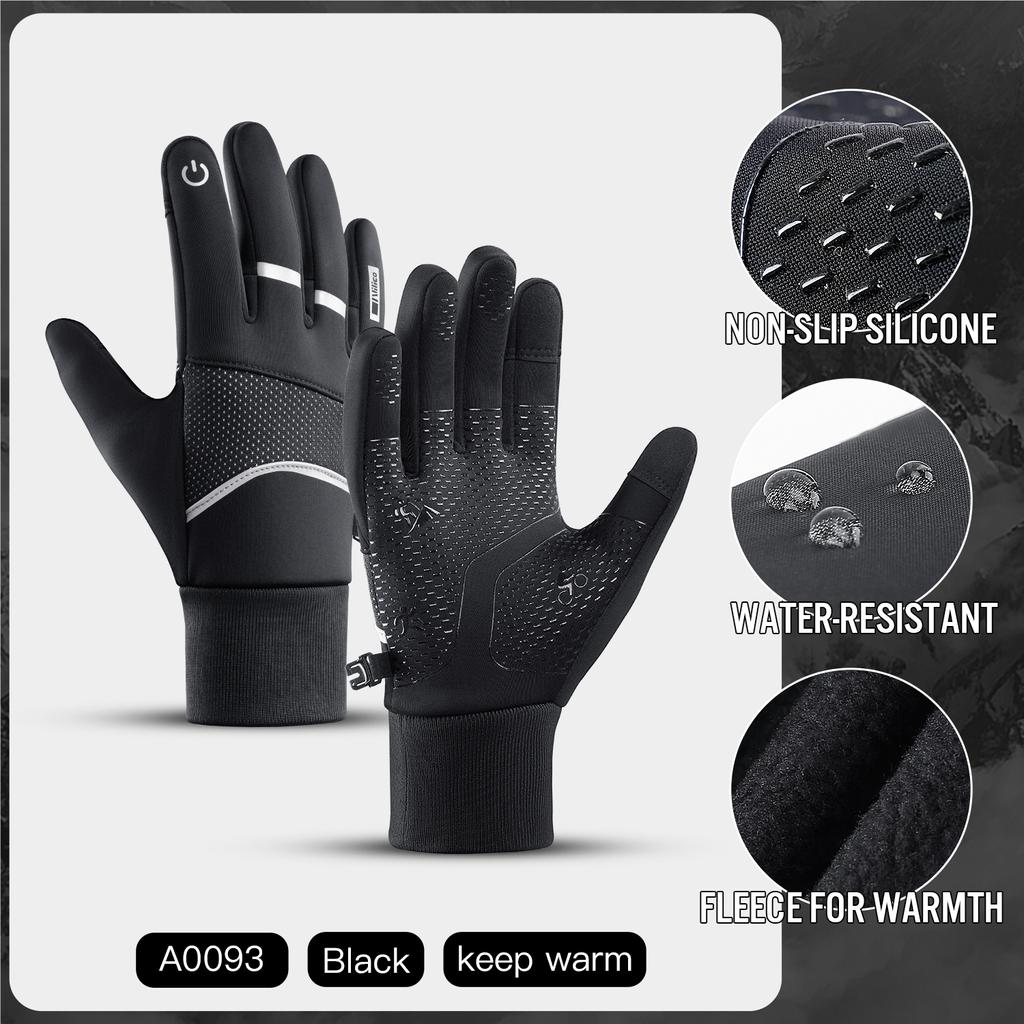 Winter Cycling Gloves for Men Women Warm Biking Glove for Riding Bicycle Gloves Waterproof Touchscreen Accessories