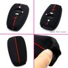 2X Silicone Car Key Fob Cover Case Holder Keychain For Subaru Forester Impreza Crosstrek Outback Xv Ascent Legacy Brz Wrx Gr86