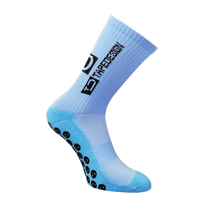 Fashion Sports Breathable Colorful Anti Slip Soccer Athletic Custom Logo Football Grip Socks