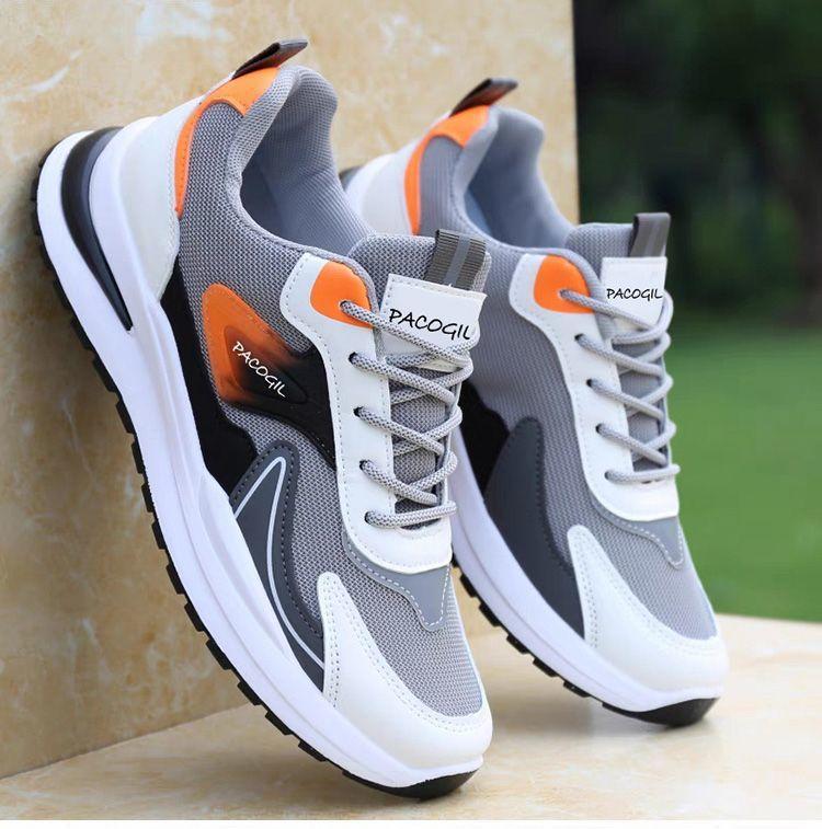 2025 autumn new sports shoes versatile fashion trendy shoes soft sole breathable comfortable men's shoes running shoes foreign trade