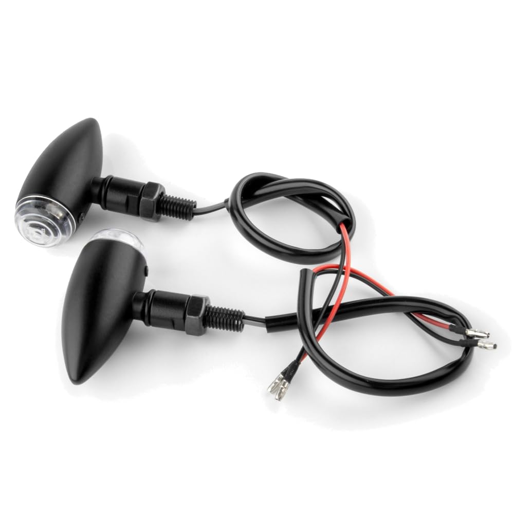 Beatus Bullet Mini Turn Signal, Screw Diameter 0.4 inch (10 mm), Motorcycle, Universal Custom