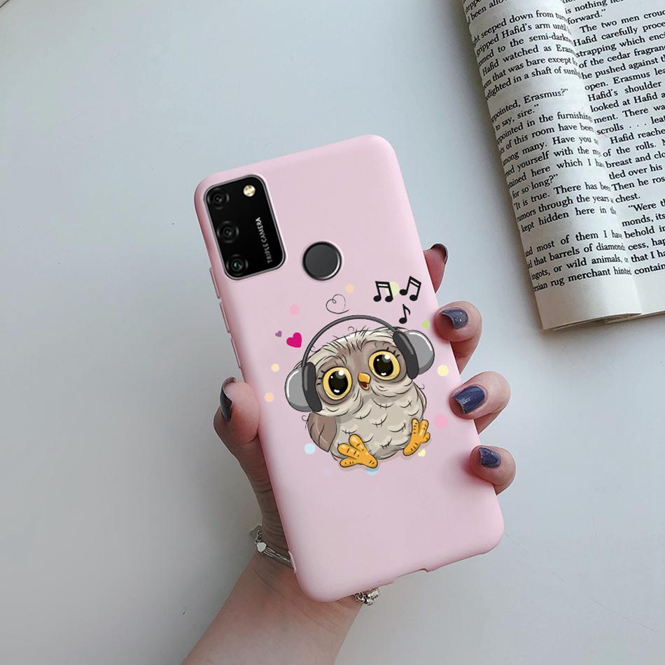 For Huawei Honor 9A Case 2020 Silicon Cover Soft Bumper Coque For Huawei Honor 9A Phone Cases MOA-LX9N Honor9A Love Heart Funda