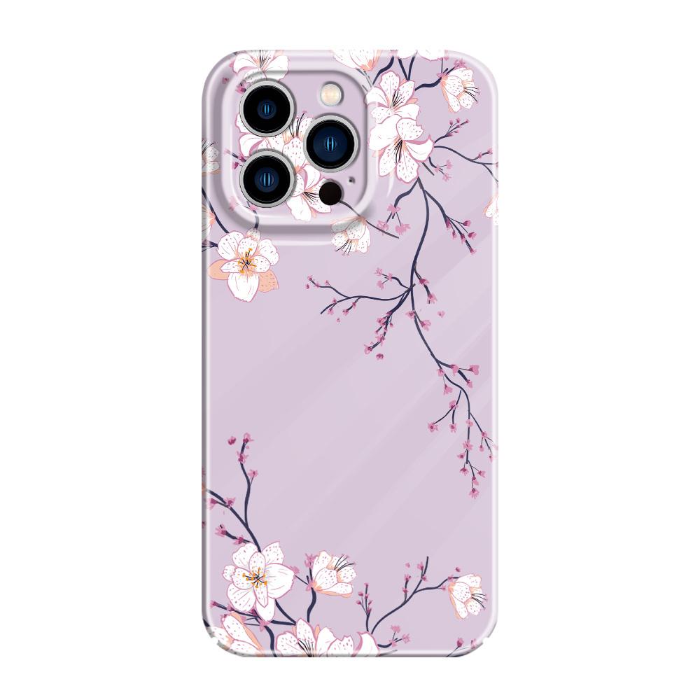 

Fallen Plum Blossoms Phone Case For iPhone 13 12 11 7 8 6 6S Plus Pro Max Mini X XS XR SE 2020 2022 Film Hard Cover iPhone 7