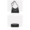 Damen-Schultertasche aus weichem Leder, Messenger-Tasche, inklusive Geldbörse und Kartenpaket