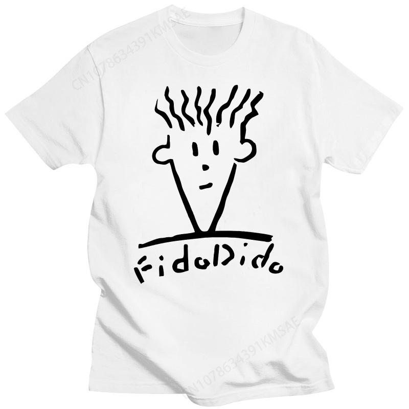 Maglietta Fido Dido più venduta per Uomini Donne tShirt per Uomini tShirt per Donne Nera