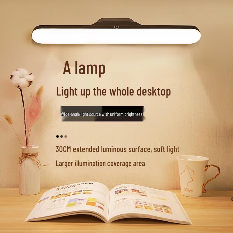 Rechargeable Eye-Care LED Desk Lamp with Dimmable Touch Control