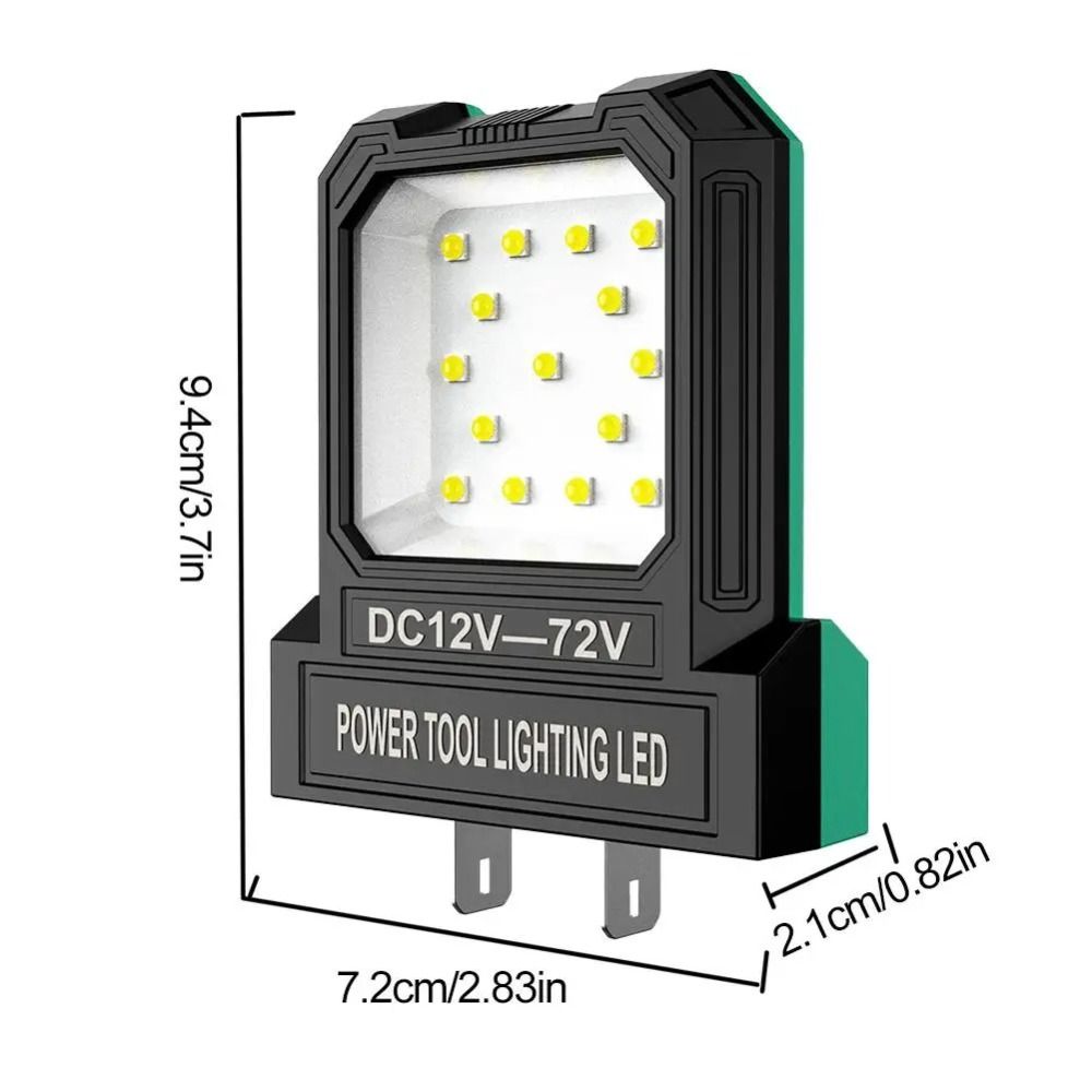 Power Tool Parts LED Work Light Adjustable High Brightness Portable Work Lights Universal Durable Lithium Battery Lamp