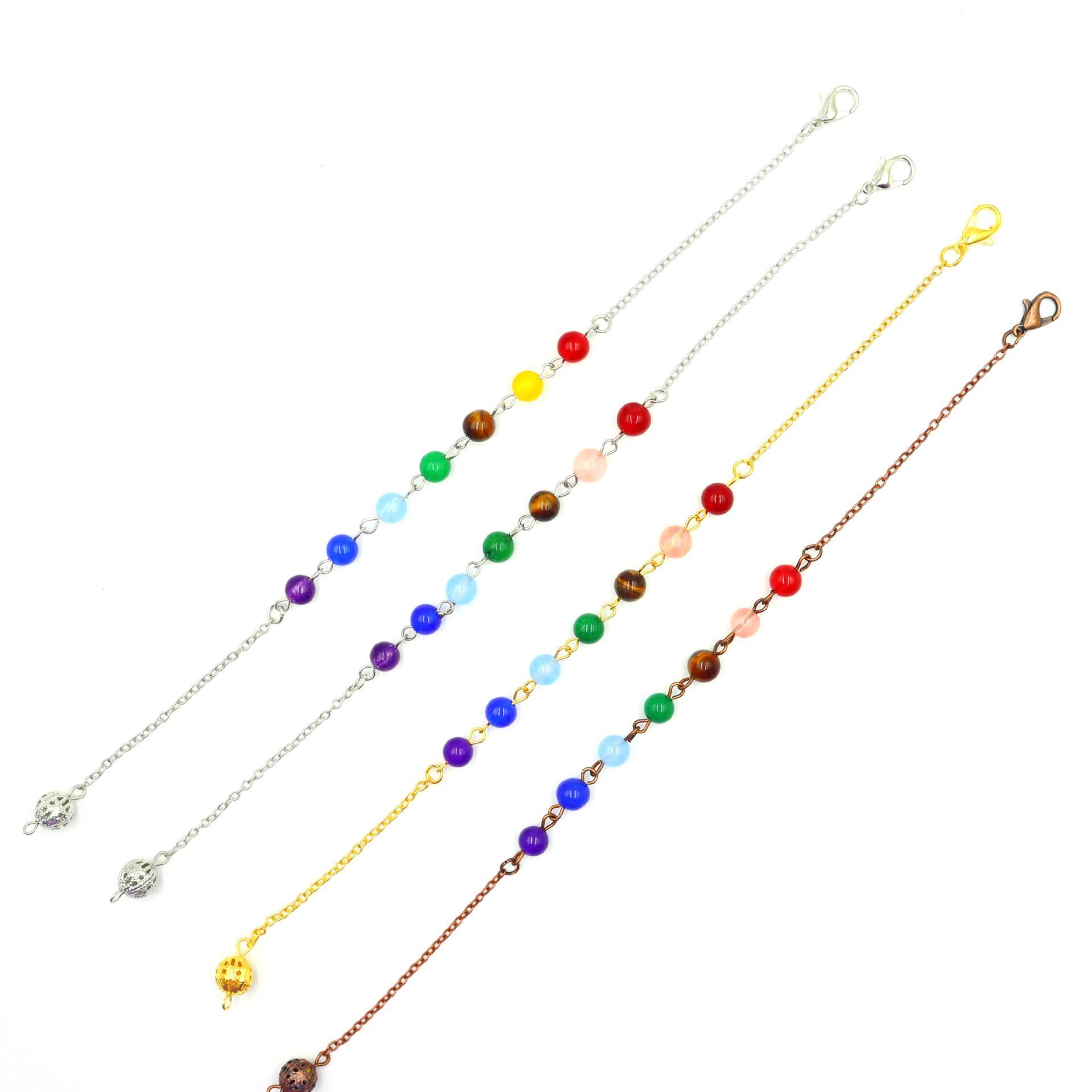 

Beaded Chain with Lobster Clasp Pendant - Yoga Jewelry Accessory