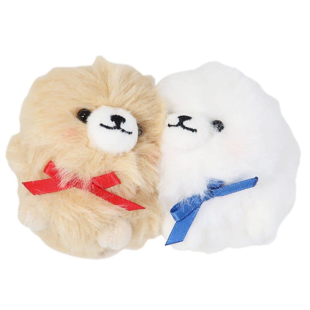 

Mascot Keychain [Pair of Plush Toys with Ball Chain] Niconui/Pomeranian