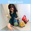 Cute Dinosaur Children's Bag 2024 Stylish Unisex Chest Pack With Cartoon Design And Lightweight Nylon Material