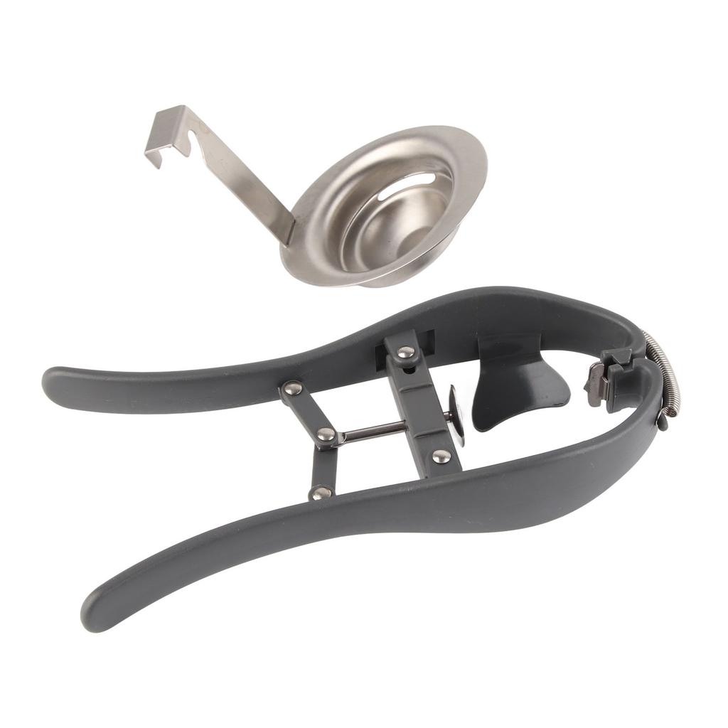 Egg Cracker Professional Handheld Automatic Quick Open Stainless Steel Egg Separator for Kitchen