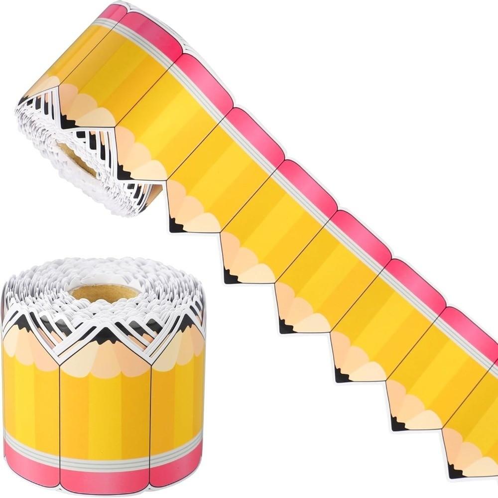 

1Roll Paper Border Paper Pencil Border Trim Sticker Border Classroom Decors Handmade Crafts A