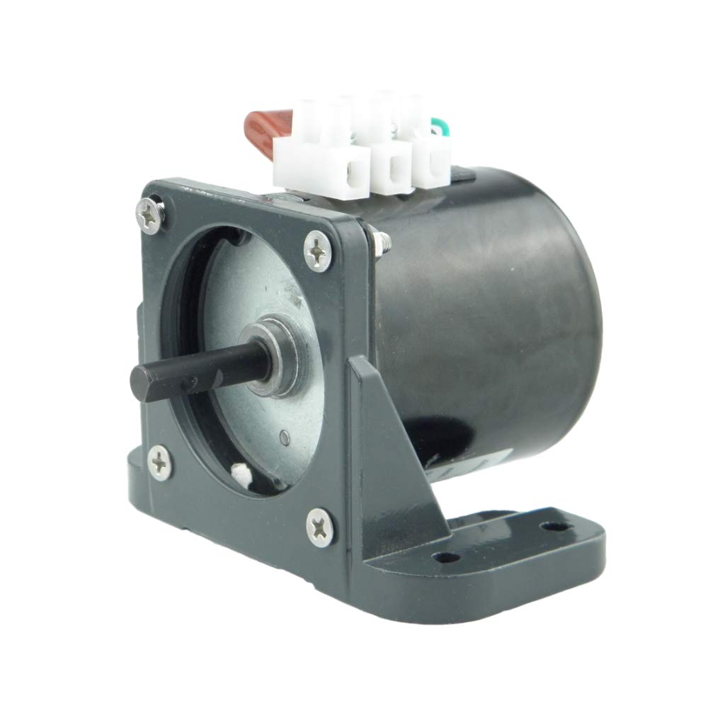 

CHANCS 60KTYZ AC 110V Permanent Magnet Synchronous Gear Motor with Motor Universal Mounting Fixed Bracket 1.5RPM CW/CCW