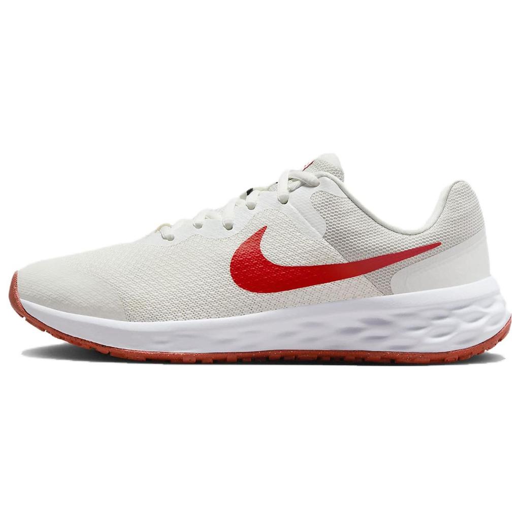 Nike Revolution 6 GS Summit White Track Red Kids Sneakers Obsidian DD1096-102