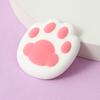 2Pcs Cat Paw Door Handle Stopper Self-Adhesive Silicone Door Knob Stop Wall Protector Quiet Shock Absorbent Wall Bumper Anti-collision Pad