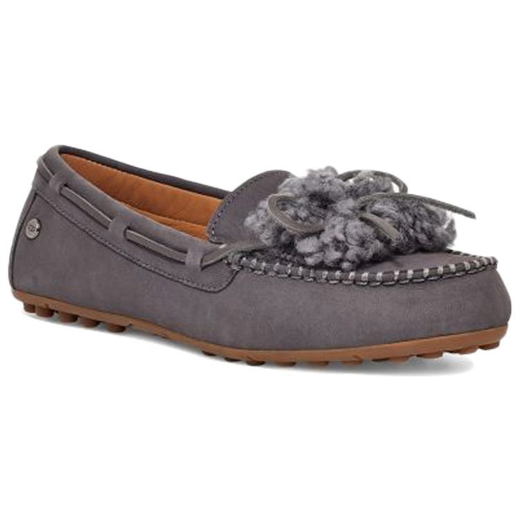 UGG Alana Fluff TS Loafers Women Loafers Dark-Gray 1116106-DGRY
