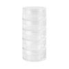 Exquisite Stackable Jewelry Organizer: Multi-Layer Storage for Rings, Necklaces, Earrings, and Nail Art. Portable and Transparent Design.