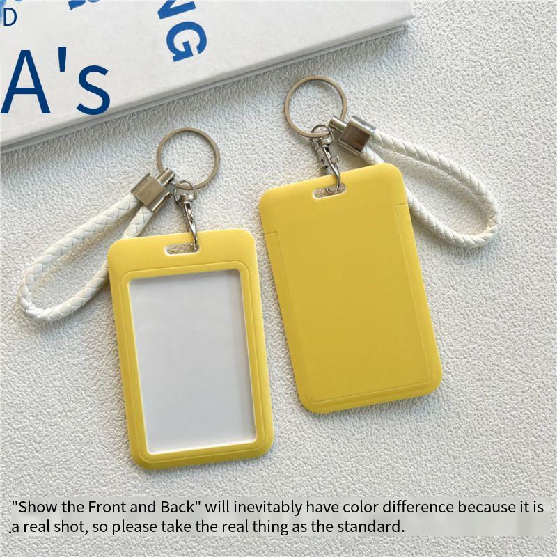 Macaron Solid Color Protective Case, Student Meal Card, Campus Card, Access Control Certificate, Door Card Case, Key