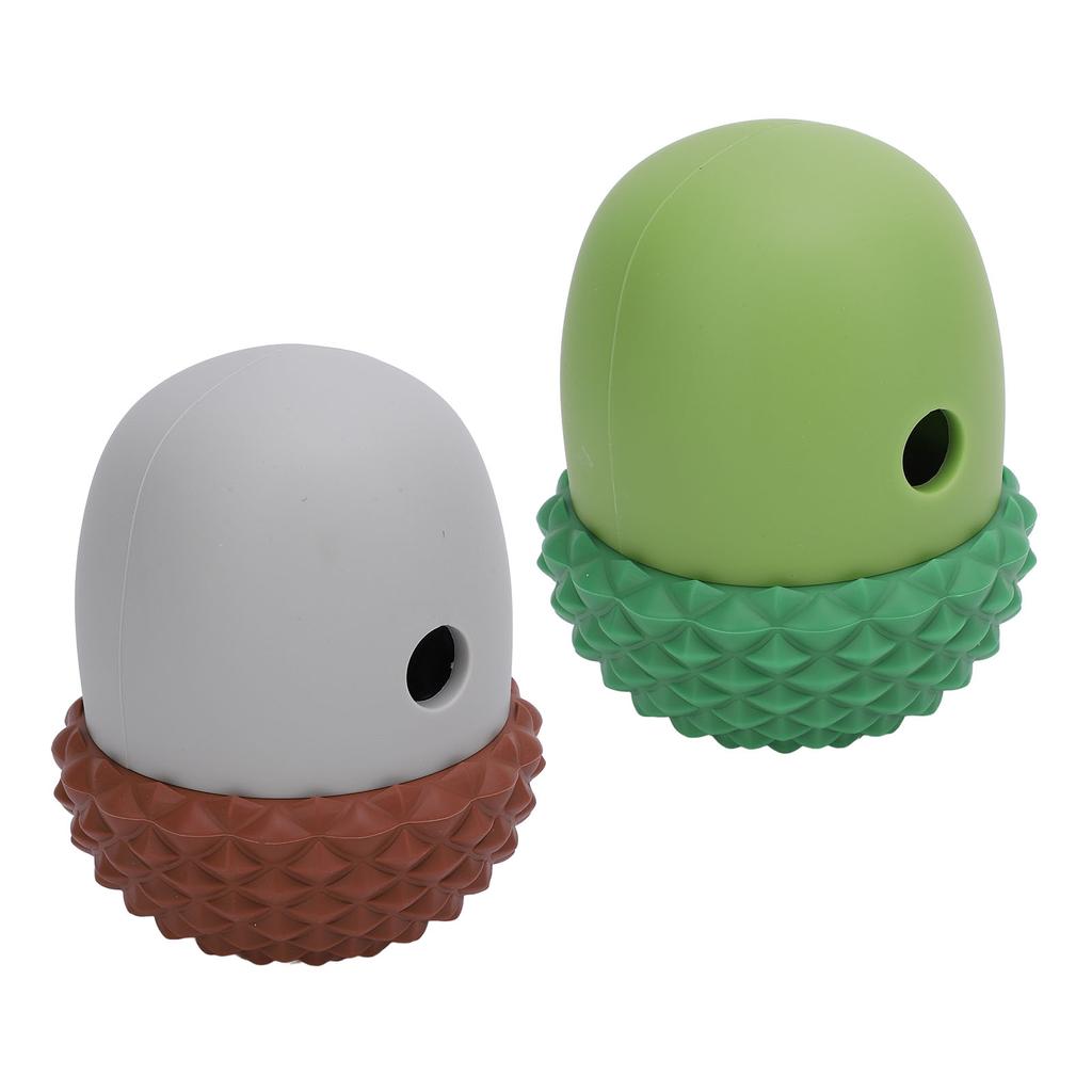 Dog Food Dispensing Ball Toy Acorn Shaped Interactive Slow Feeding Reduce Picky Eating Silicone Dog