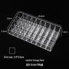 Transparent Lipstick and Nail Polish Organizer with Multi-Grid Storage