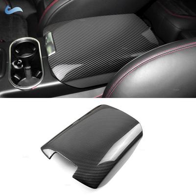 For Porsche Cayenne 2011 2012 2013 2014 2015 2016 2017 Carbon Fiber Texture Center Console Lid Armrest Box Cover Protective Trim