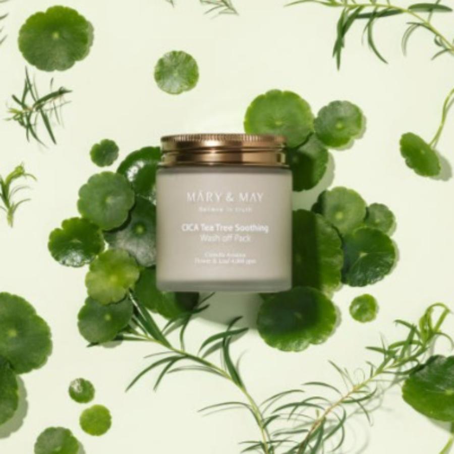 MARY&MAY CICA Tea Tree Soothing Wash off Pack 125ml