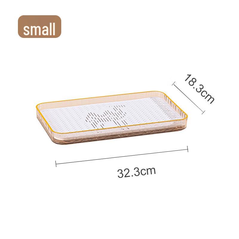 Yilijie Rectangular Thickened Draining Serving Tray