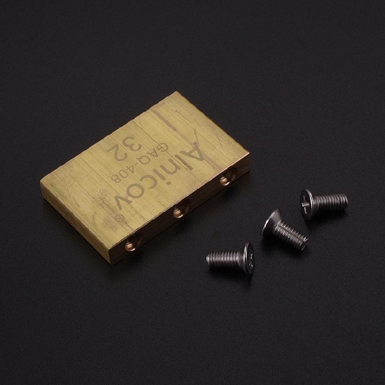 Tremolo Bridge Blok Elektrická Kytara Pevný Mosazný Blok 32mm/34mm/37mm/42mm