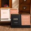 2026 Desk Calendar Mini Portable Simple English Handmade Desktop Decoration Office Daily Record Study Decor Desk Accessories