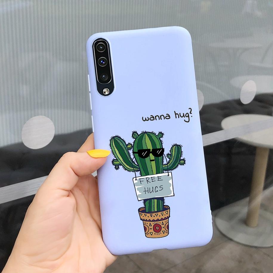 For Samsung Galaxy A70 Case Soft Rubber Tpu Phone Case Purple Lavender Cover For Samsung A70 2019 Case A 70 Back Cover A70s Case