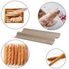 Stampo per Baguette in Acciaio al Carbonio 2/3/4 Scomparti Teglia per la Cottura della Baguette Stampo Durevole per la Cottura del Pane Cucina di Casa