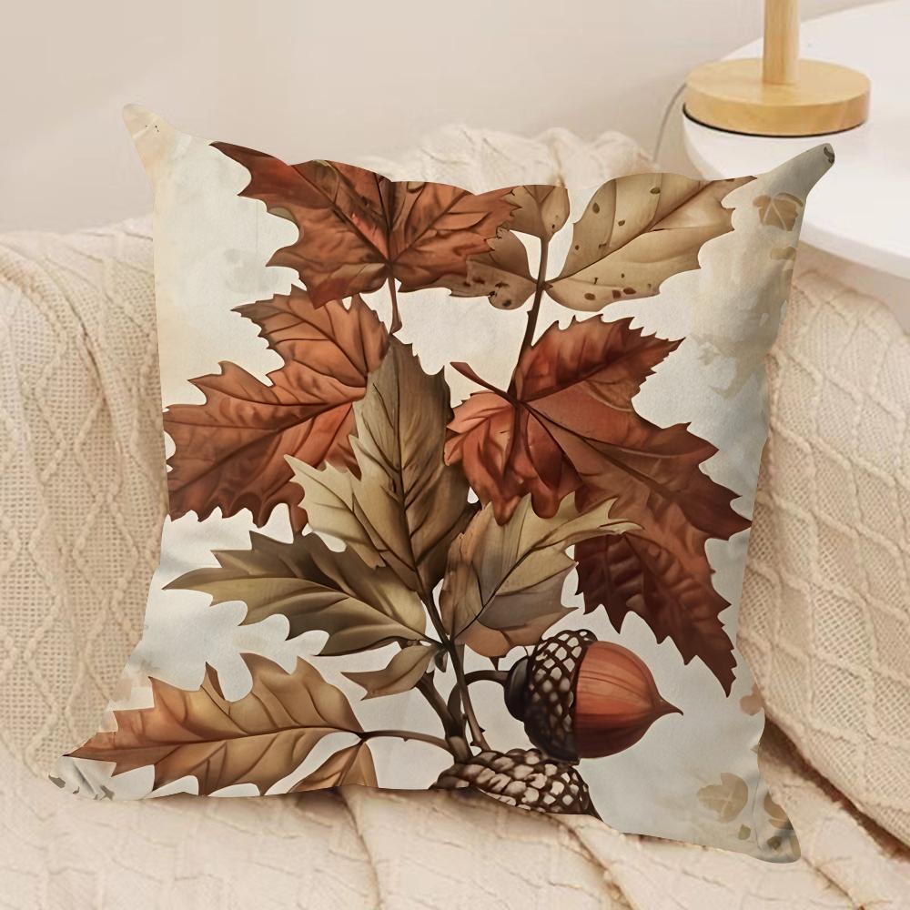 Retro Fashion Animals Cushion Cover Silky Short Plush Invisible Zipper Dustproof Sofa Pillow Case For Home Decor